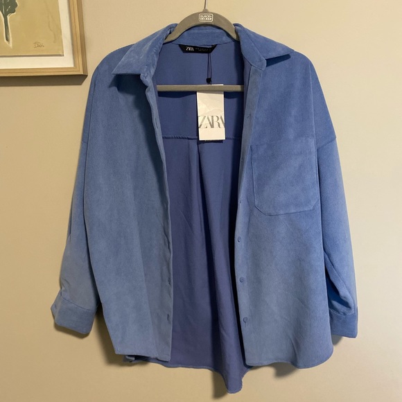 Zara Ribbed Button Up - Picture 3 of 7